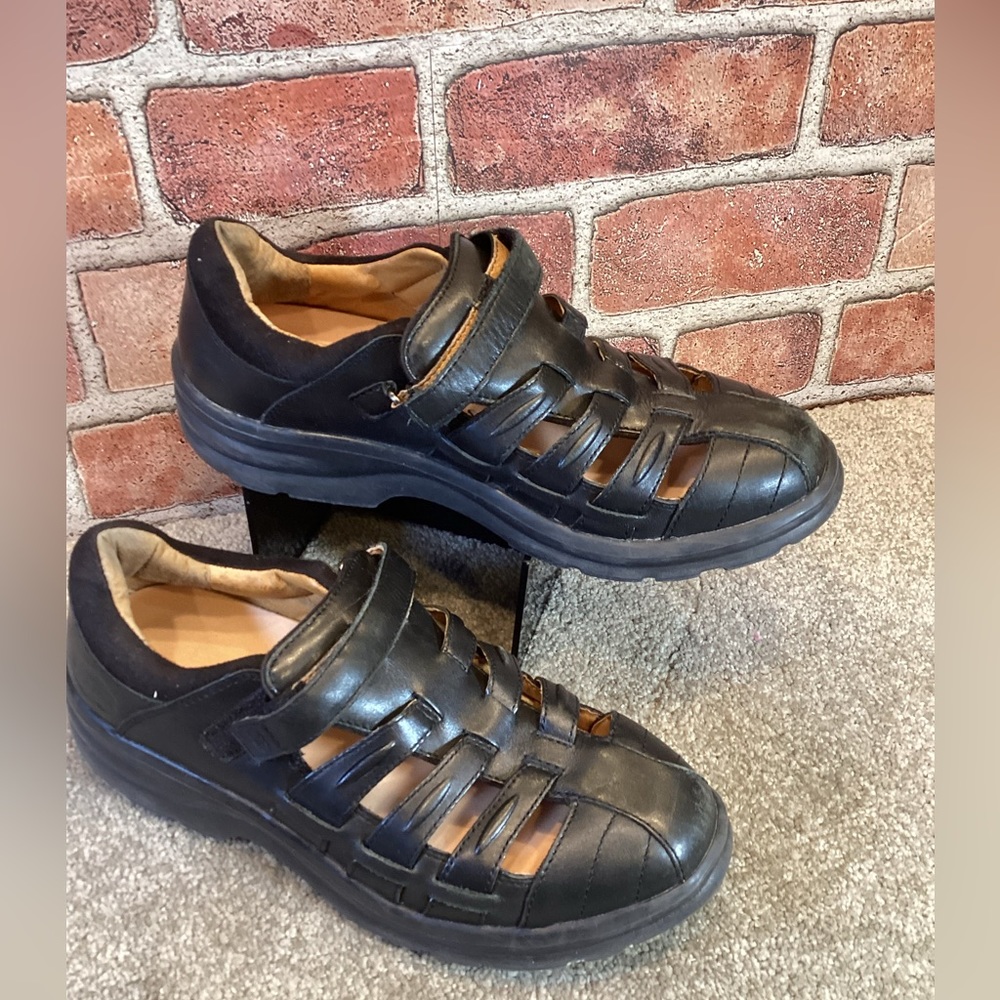 Dr Comfort Breeze Black Sandals size 7